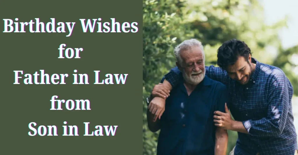 Birthday Wishes for Father in Law from Son in Law