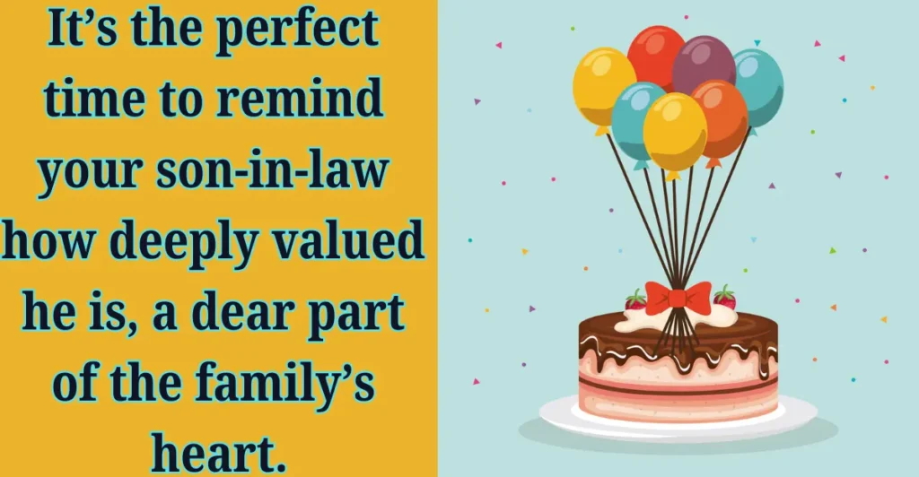 Birthday Wishes Messages for Son in Law