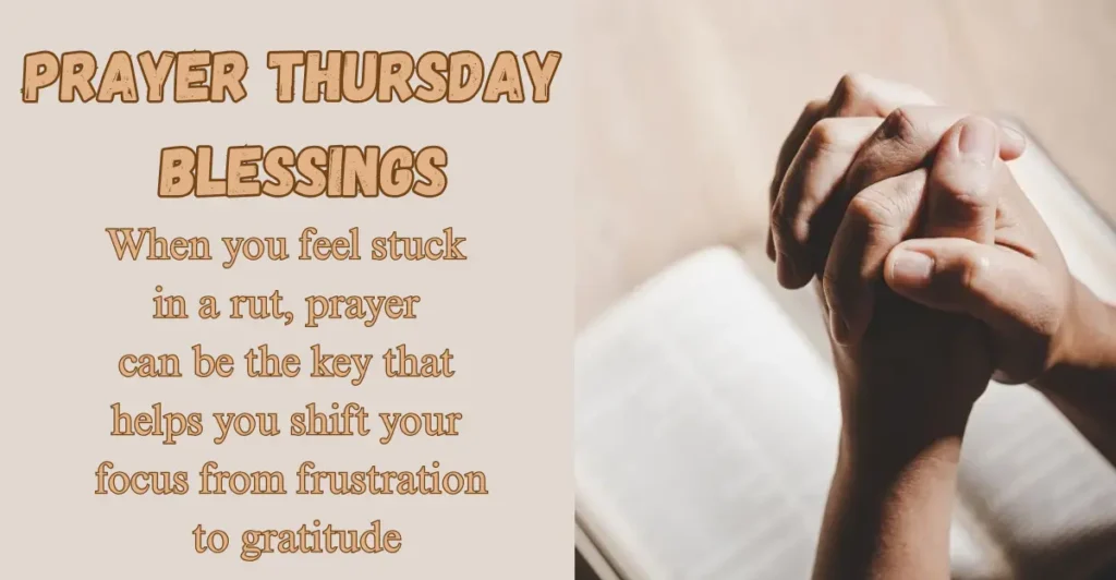 Prayer Thursday Blessings
