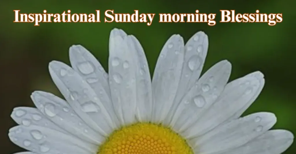 Inspirational Sunday morning Blessings