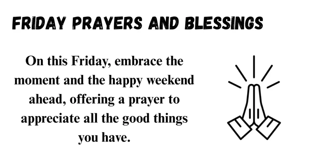 Friday Prayers and Blessings