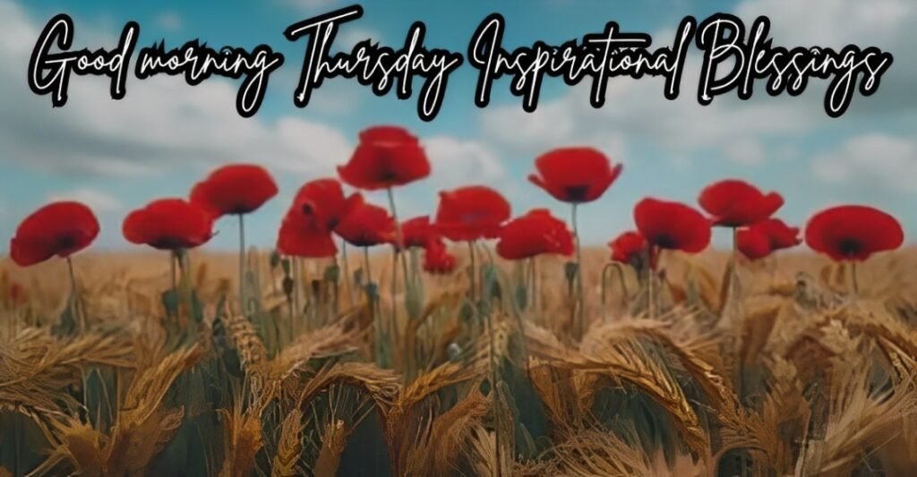 Good morning Thursday Inspirational Blessings