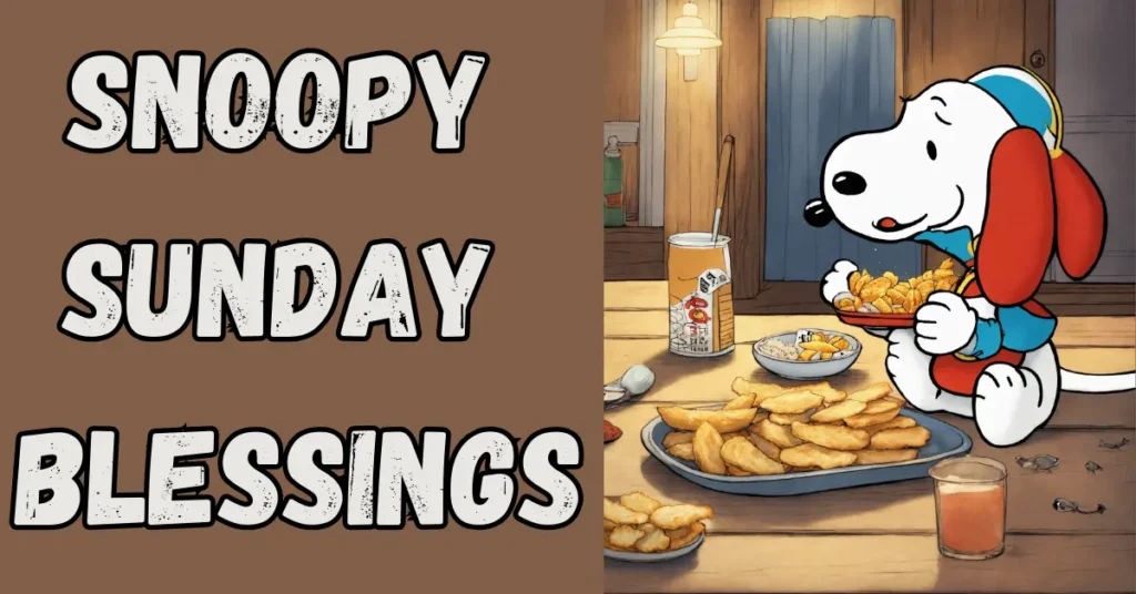 Snoopy Sunday Blessings