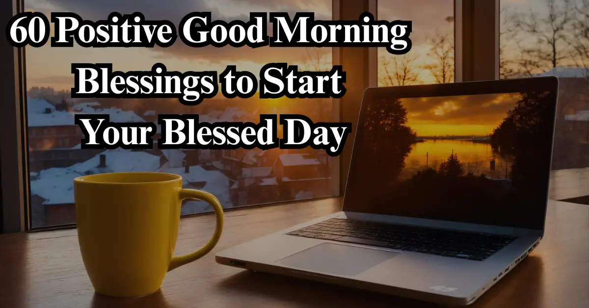 60 Positive Good Morning Blessings [Happiness & Success]
