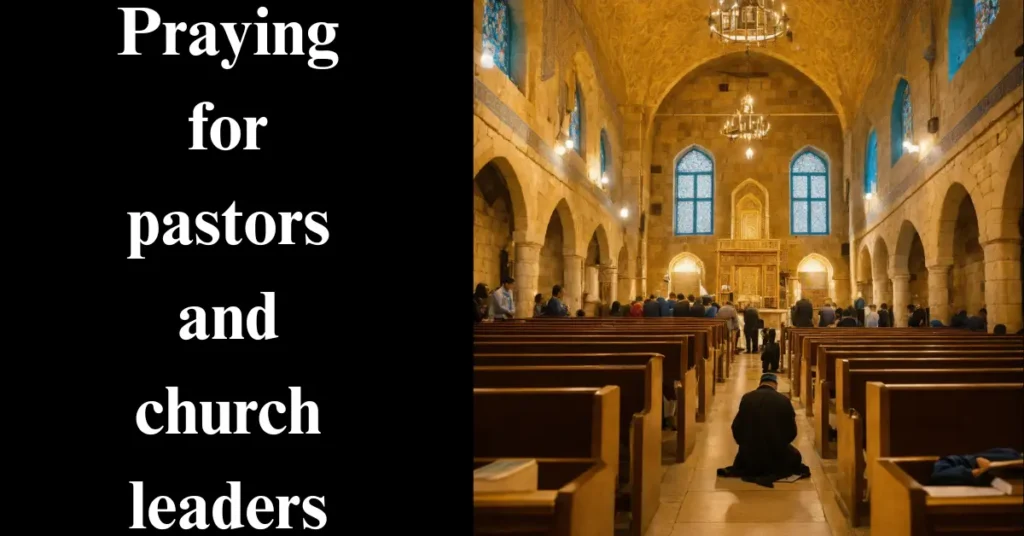 Praying for pastors and church leaders is essential because: