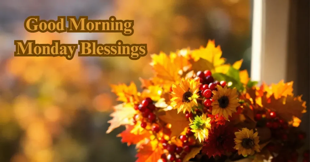 70+ Adorable Good Morning Monday Blessings – Beautiful Images