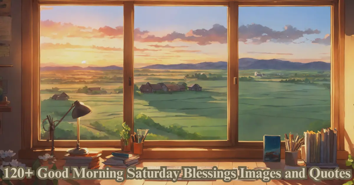 120+ Good Morning Saturday Blessings [Positive Images & Quotes]