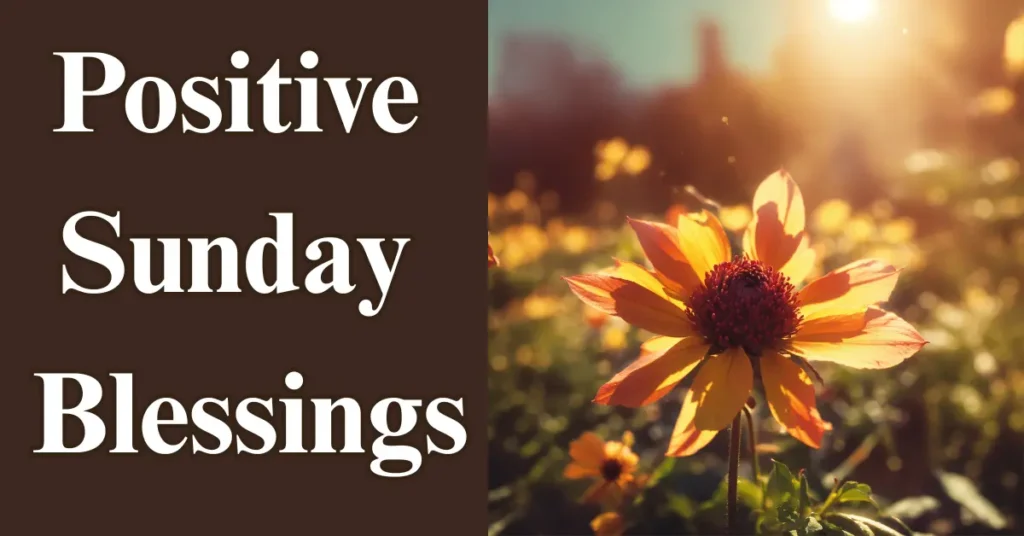 142+ Positive Sunday Blessings, Prayers & Quotes for a Happy Day