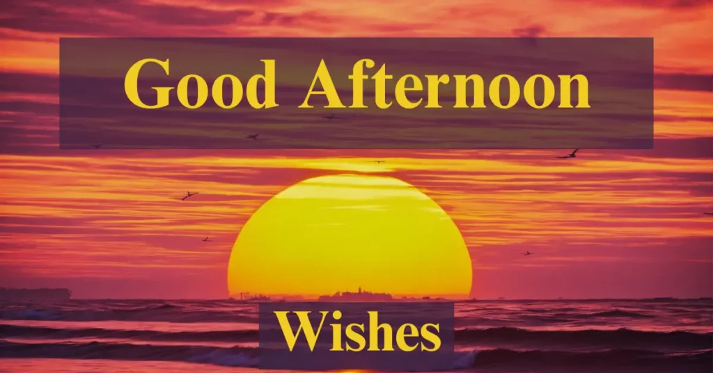 Good Afternoon Wishes​