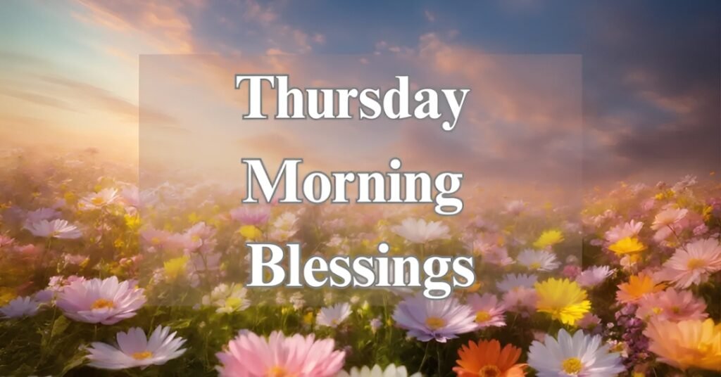 Thursday Morning Blessings