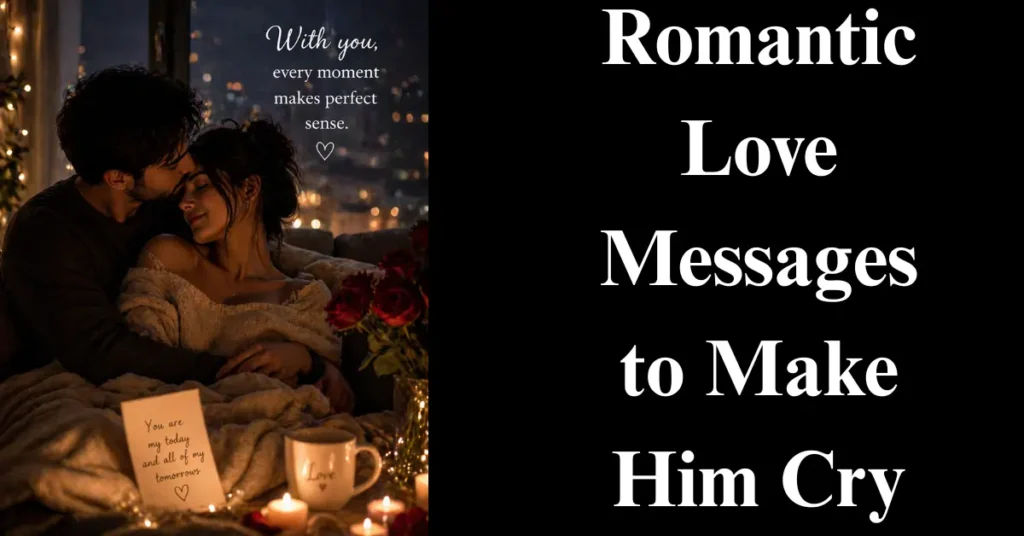 Romantic Love Messages to Make Him Cry