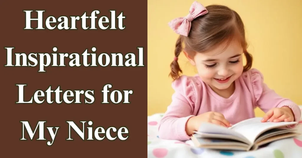 Heartfelt Inspirational Letters for My Niece