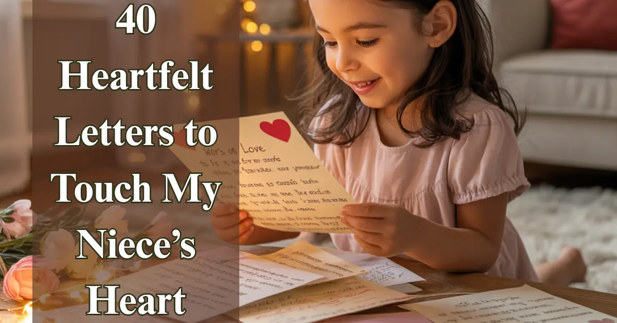 40 Heartfelt Letters to Touch My Niece’s Heart (Love & Bond)